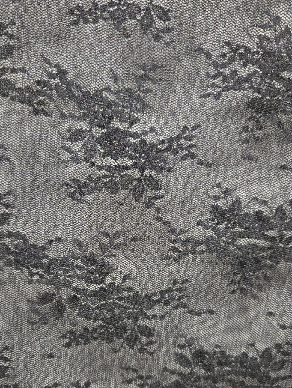 torrid Black Sheer Floral Lace Overlay Top - Picture 3 of 3